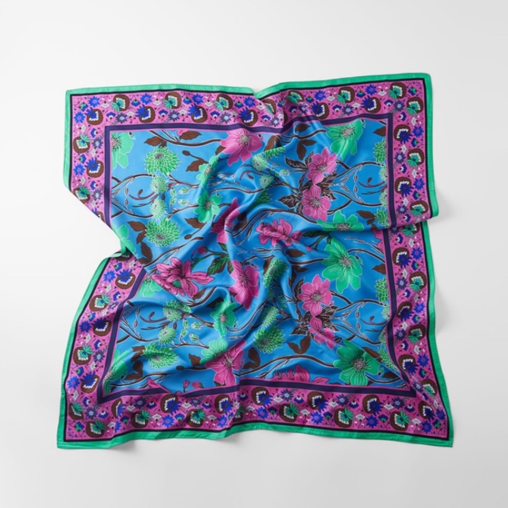 NWT Zara silk scarf - Picture 15 of 16